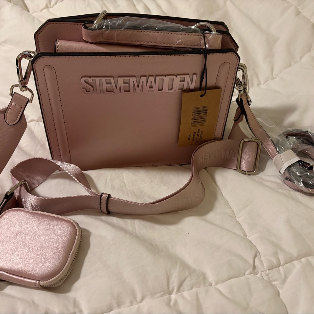 Steve Madden Blush Pink Crossbody Bag